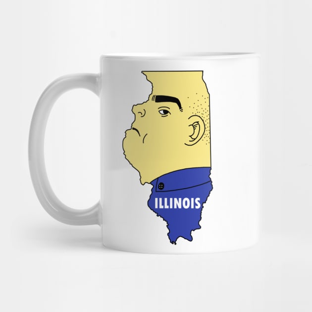 A funny map of Illinois by percivalrussell